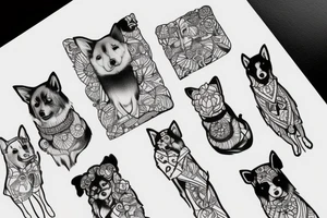 Akūta inu tattoo idea