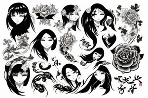 waifu tattoo idea