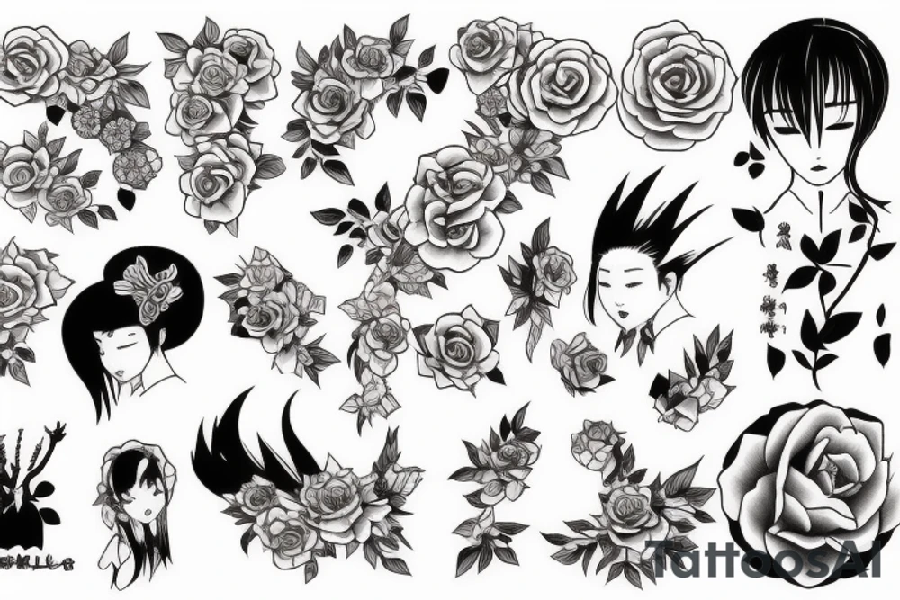 waifu tattoo idea