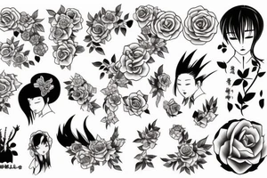 waifu tattoo idea