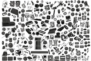 keyboard tattoo idea