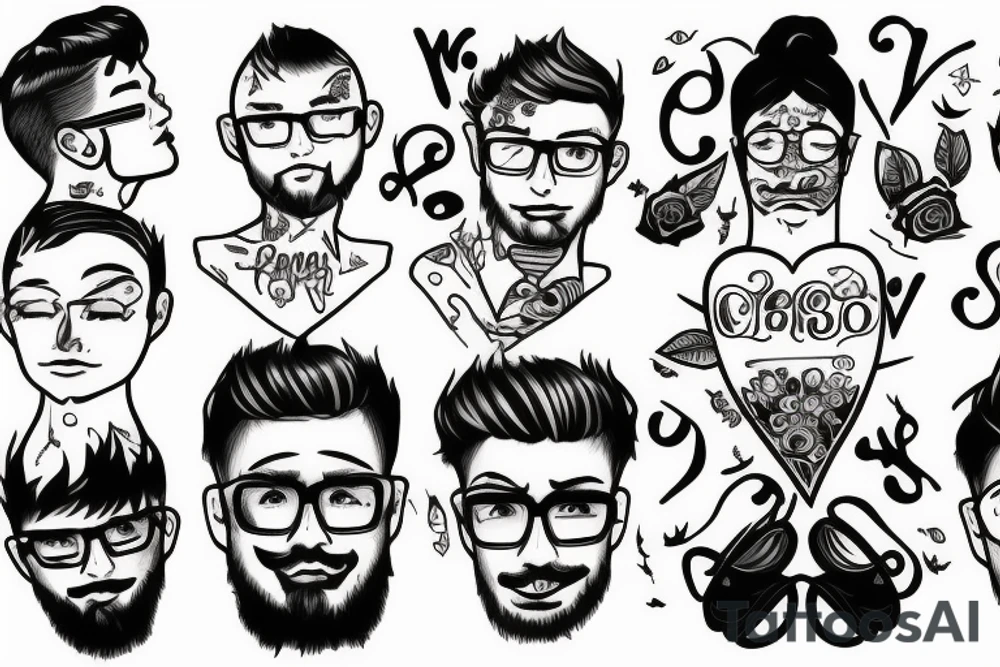soy boy beta cuck tattoo idea