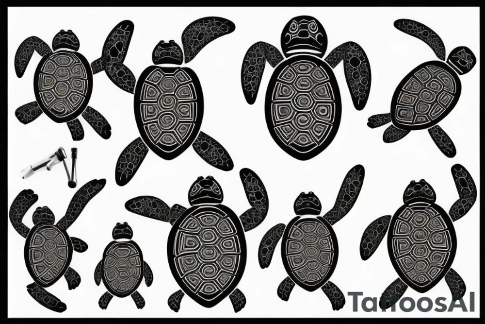turtle android tattoo idea