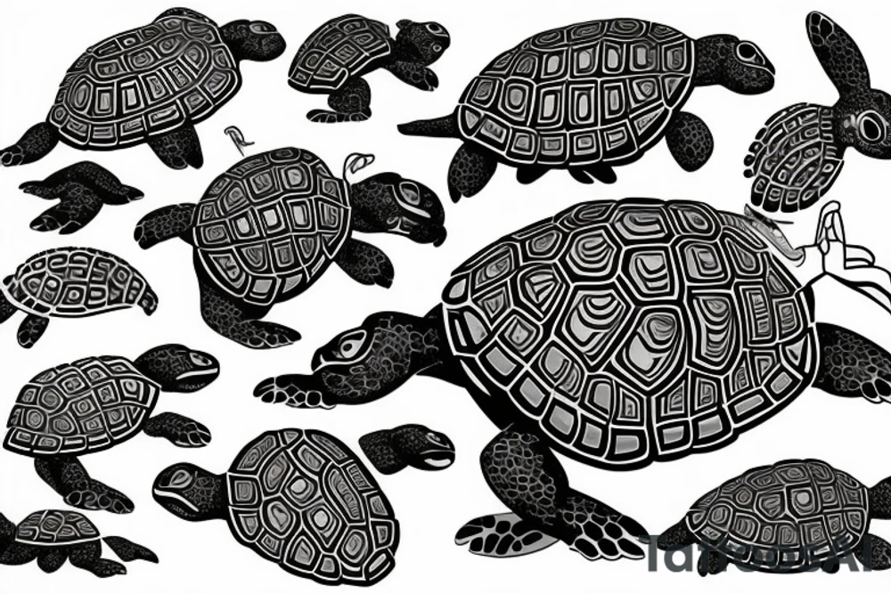 turtle android tattoo idea