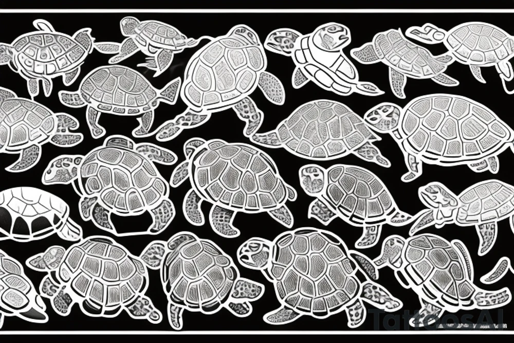 loggerhead turtle tattoo idea