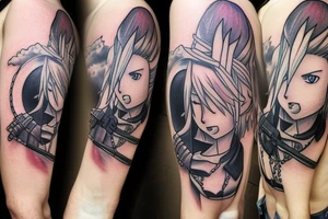 cloud strife tattoo idea