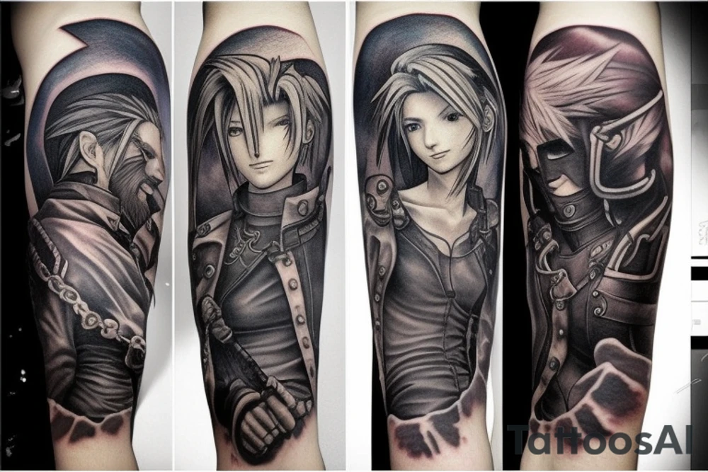 final fantasy 7 tattoo idea