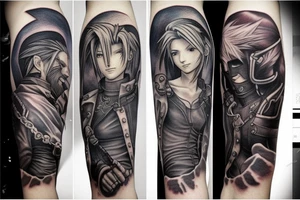 final fantasy 7 tattoo idea