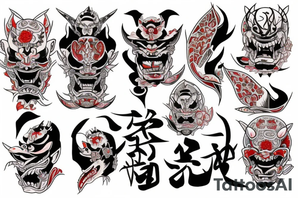 hannya back tattoo tattoo idea