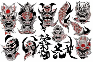 hannya back tattoo tattoo idea