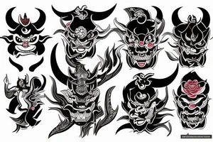 hannya back tattoo tattoo idea