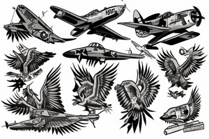P40 Warhawk tattoo idea