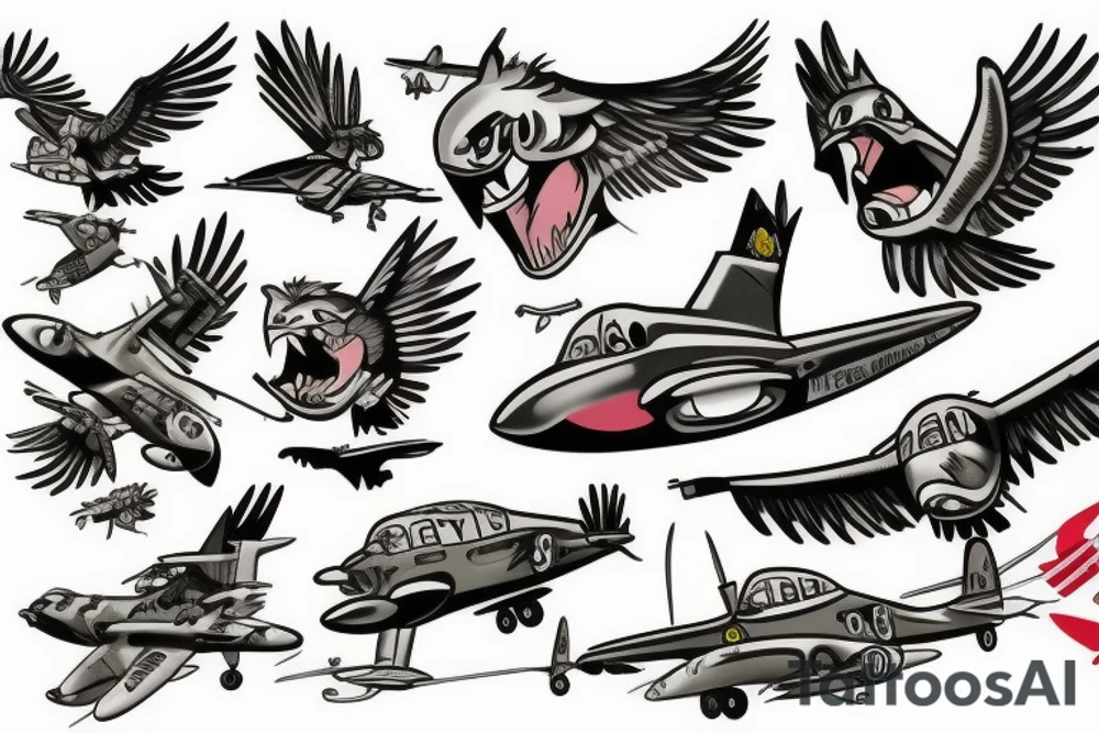 P40 Warhawk tattoo idea