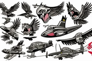 P40 Warhawk tattoo idea