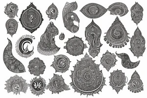 A sanskrit inspired tattoo tattoo idea
