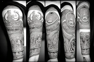 Indian mythology tattoo idea