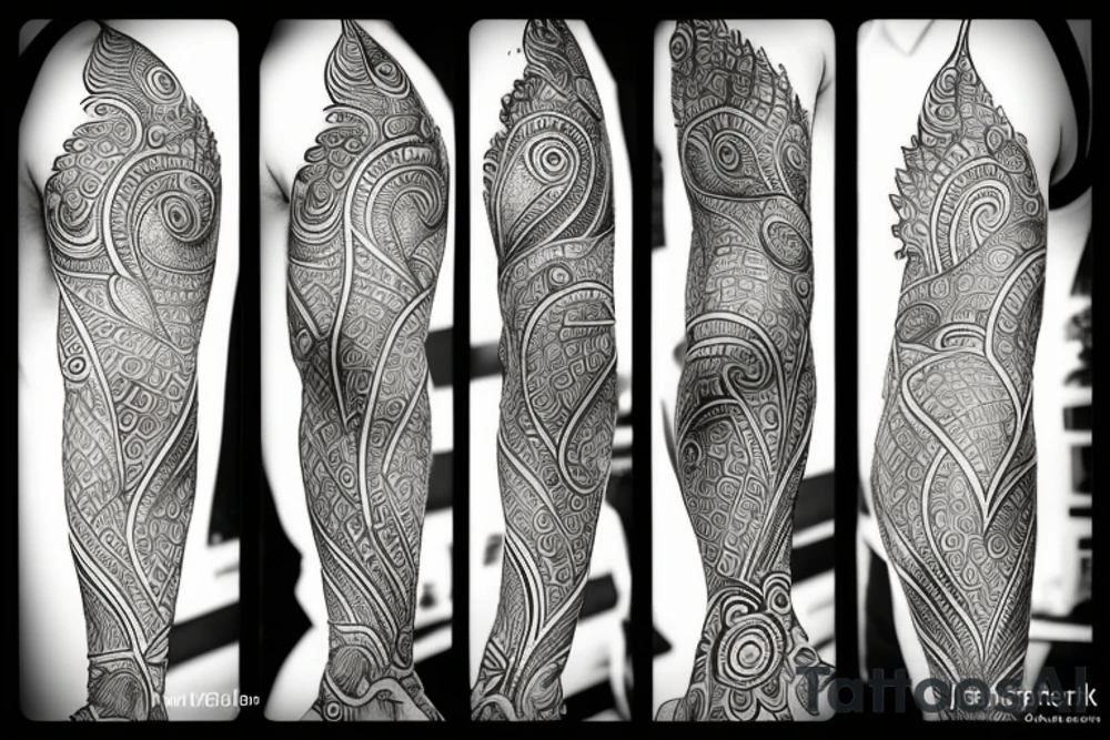 Indian mythology tattoo idea