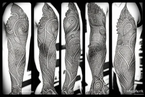 Indian mythology tattoo idea