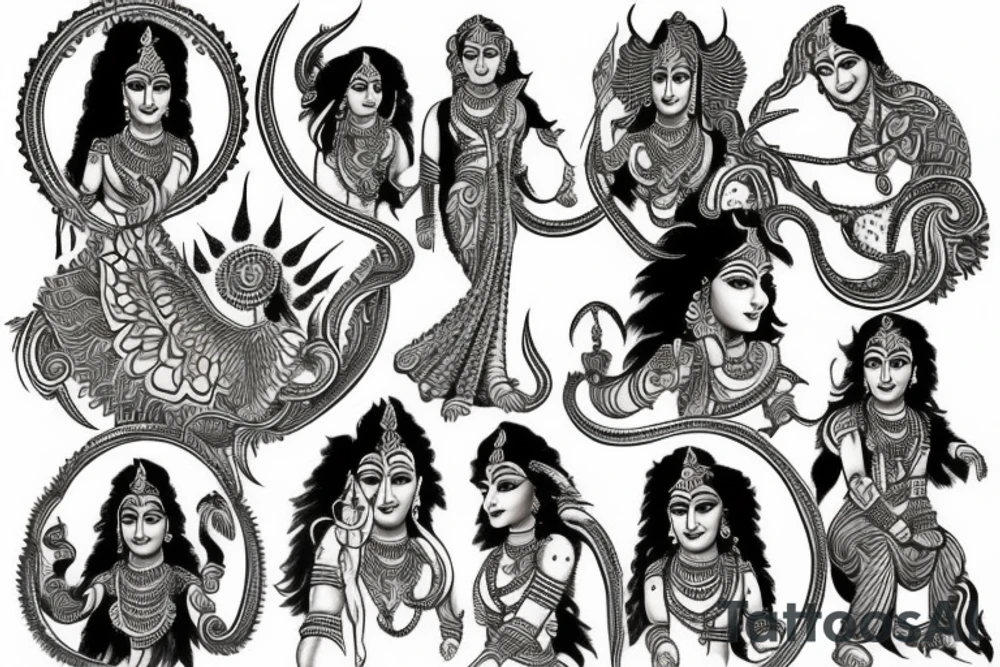 mahabharat tattoo idea