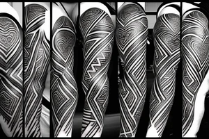 basketball heart fire tattoo idea