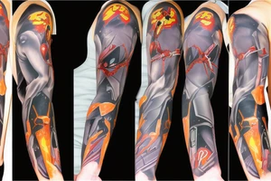 evangelion eva-01 sleeve tattoo idea