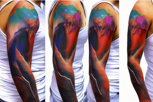 evangelion eva-01 sleeve tattoo idea