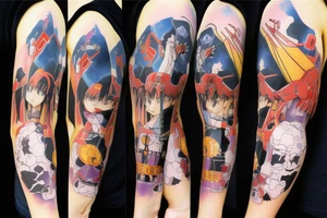 evangelion eva-01 sleeve tattoo idea
