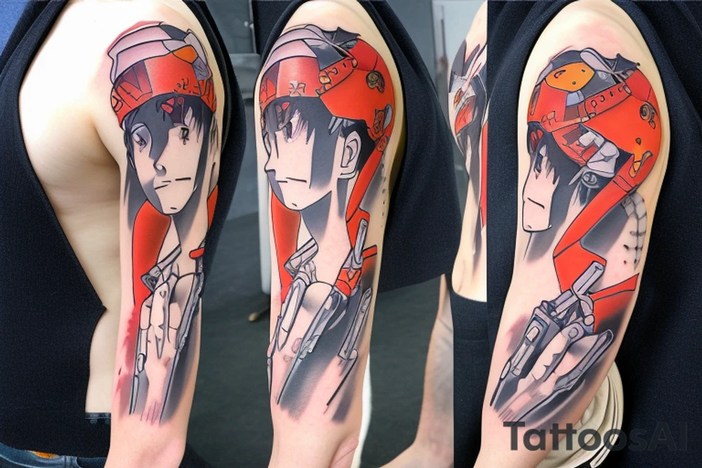 evangelion eva-01 sleeve tattoo idea