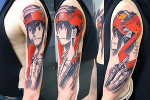 evangelion eva-01 sleeve tattoo idea