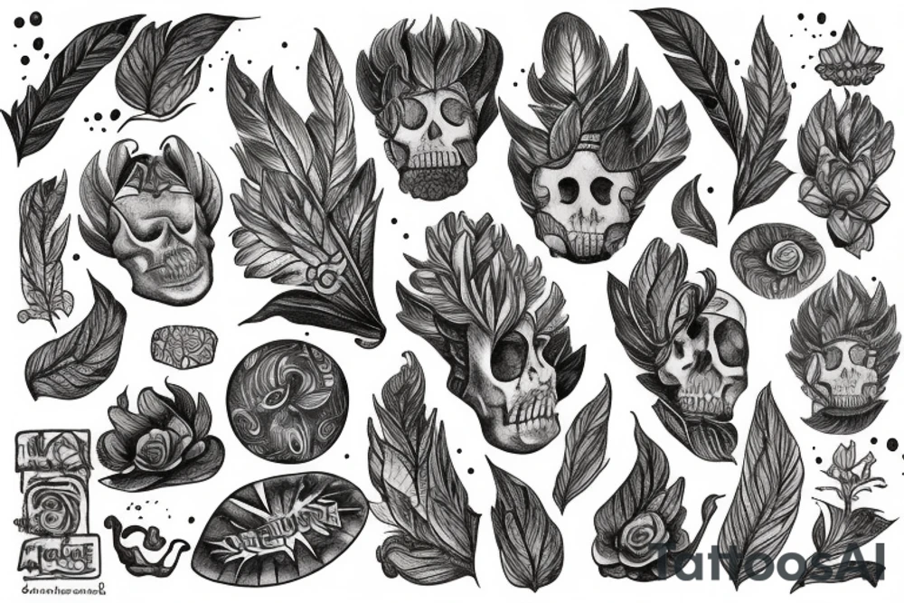 psilocibe cubensis tattoo idea