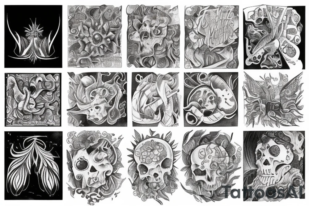 psilocibe cubensis tattoo idea