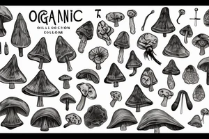 organic compound Psilocybin tattoo idea