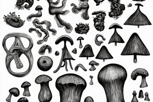 chemical compound Psilocybin tattoo idea