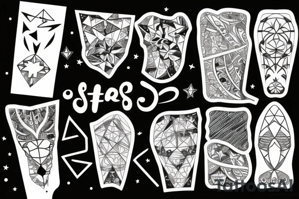 stars tattoo idea
