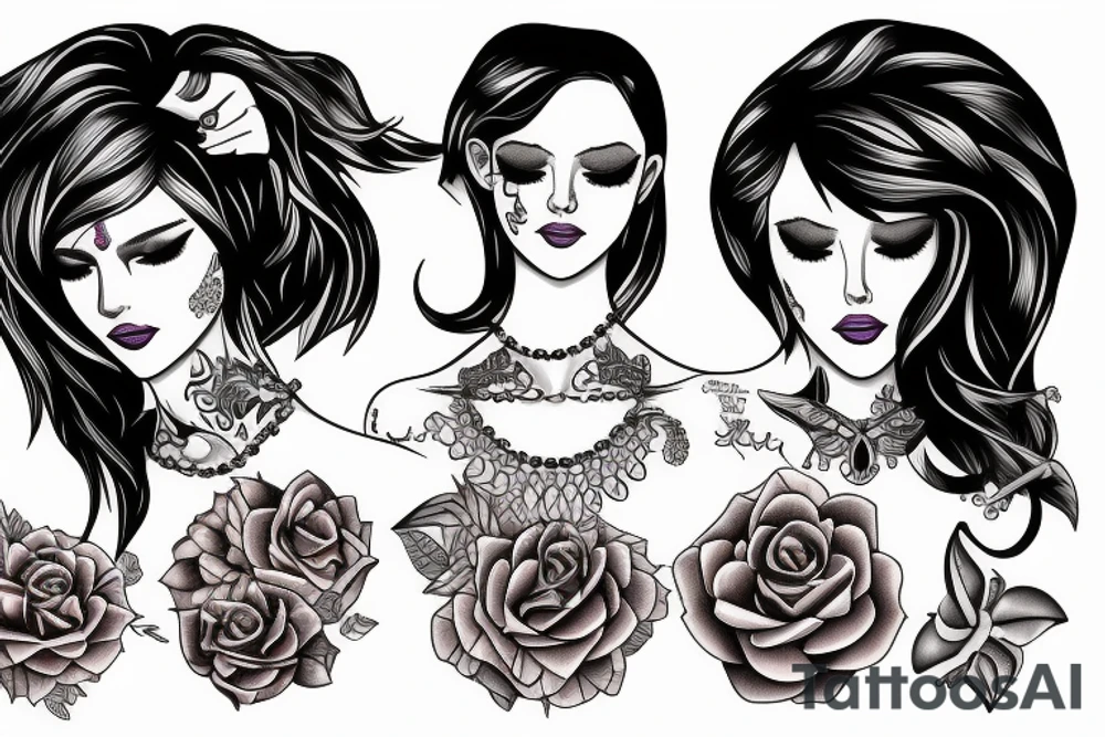 Transgirl with neckless tattoo idea