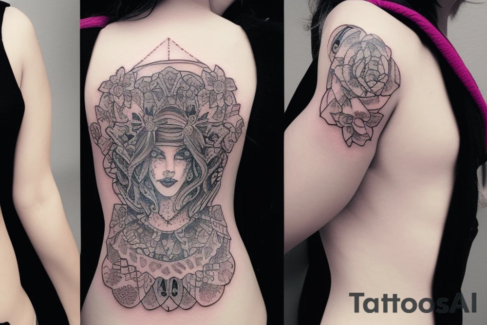 Transgirl with neckless tattoo idea