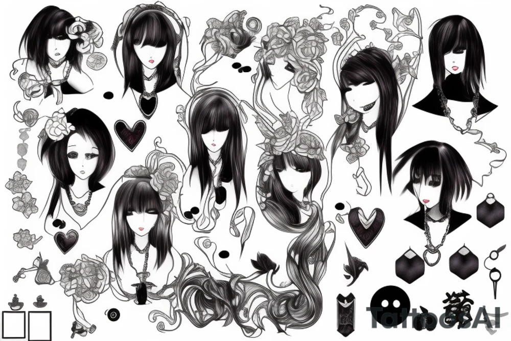 Transgirl with neckless tattoo idea