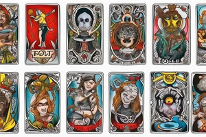 The Fool Tarot Card tattoo idea