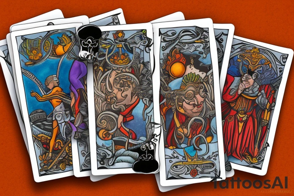 The Fool Tarot Card tattoo idea