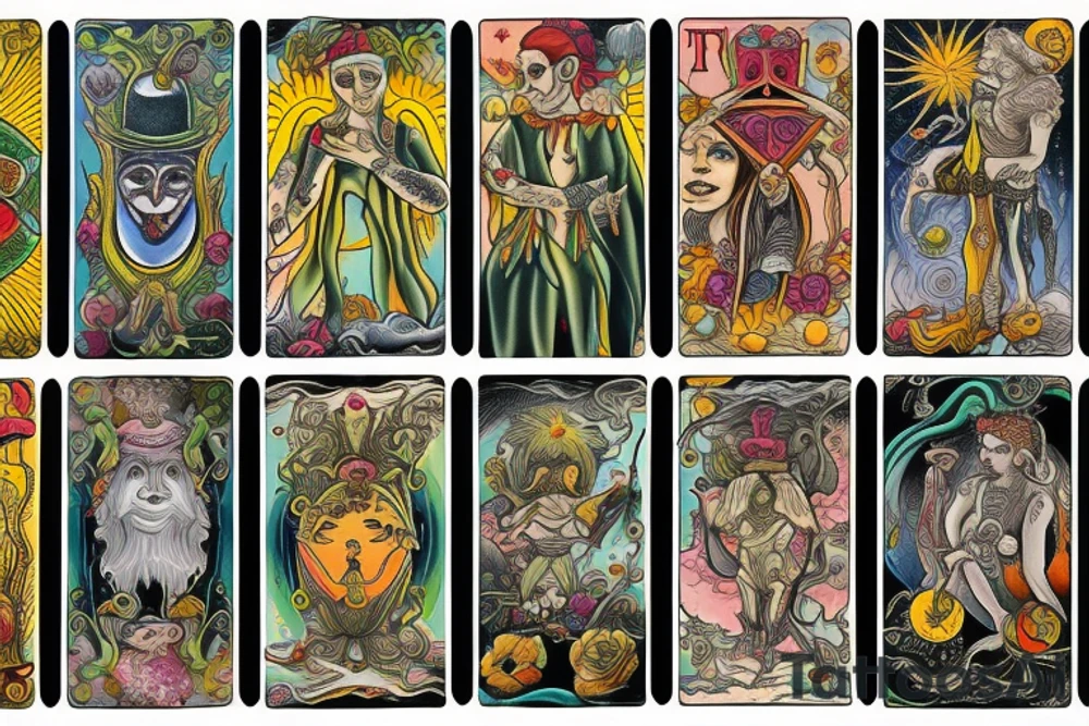 The Fool Tarot Card tattoo idea