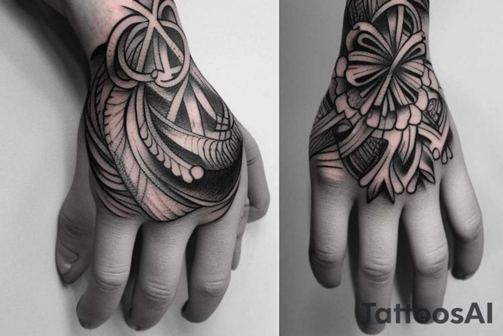 Hand tattoo tattoo idea