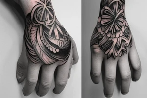 Hand tattoo tattoo idea