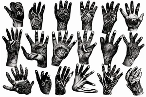 Epic hand tattoo tattoo idea