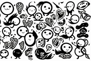 adipose cute tattoo idea