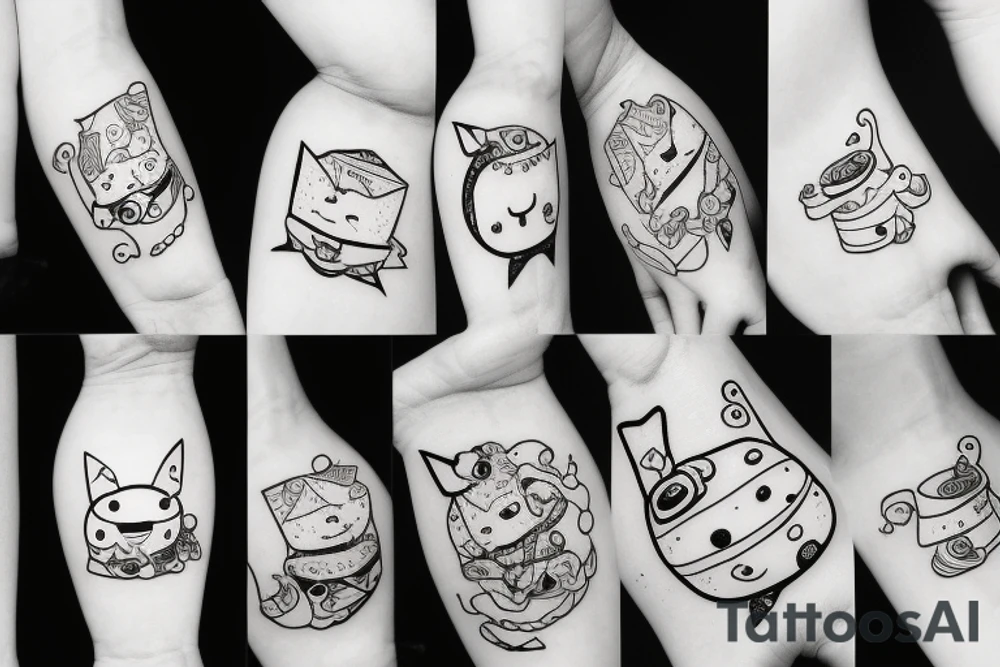 adipose cute tattoo idea