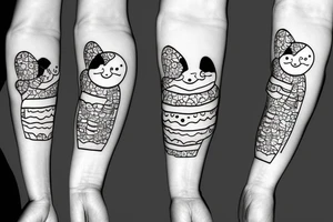 adipose cute 2 arms 2 legs tattoo idea