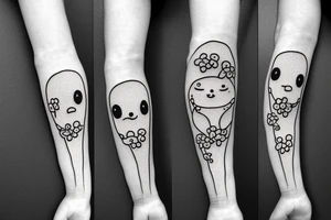 adipose cute 2 arms 2 legs tattoo idea