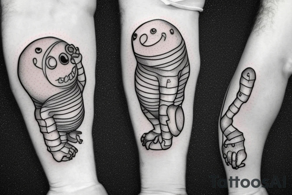 adipose cute 2 arms 2 legs small multiples tattoo idea adipose cute 2 arms 2 legs small multiples tattoo idea