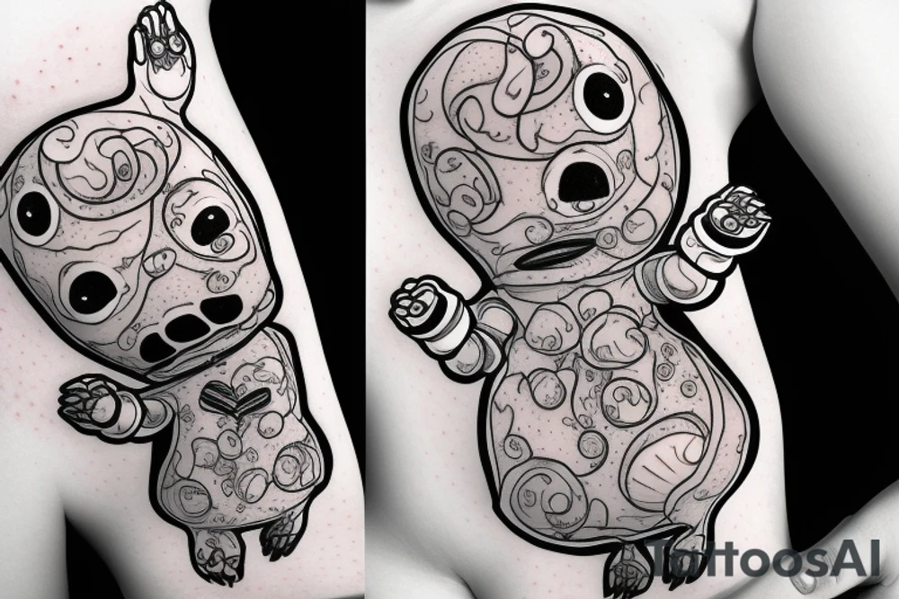 adipose cute creature with 2 arms 2 legs small multiples tattoo idea adipose cute creature with 2 arms 2 legs small multiples tattoo idea