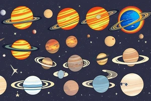 Big Jupiter solar system and cosmonaut tattoo idea